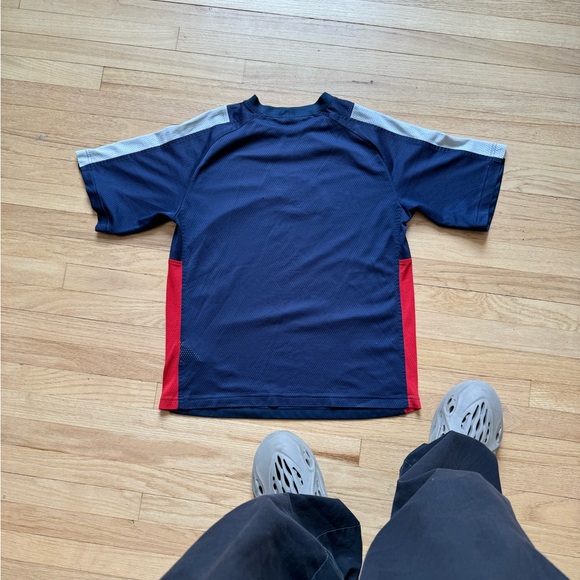 Vintage 90s Nike T Shirt Centre Logo Y2K - Picture 2 of 8